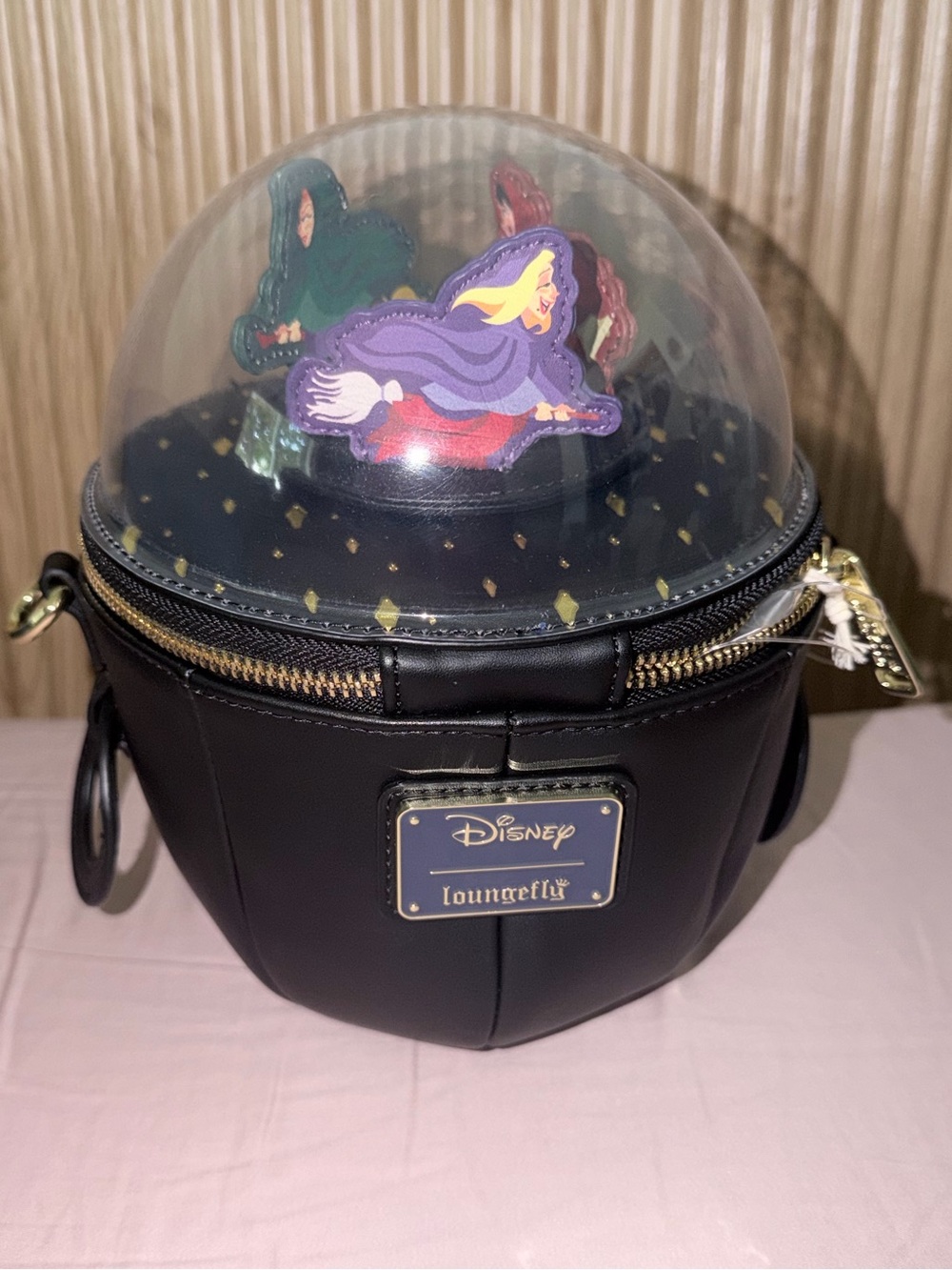 Disney Loungefly Hocus Pocus domed crossbody bag with music and moving features